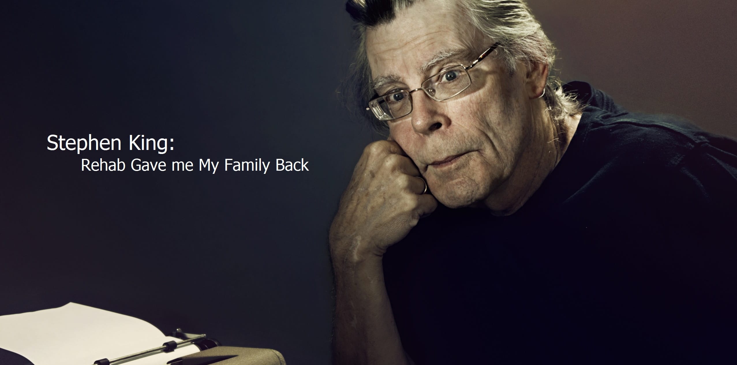 Stephen King and his addiction issues