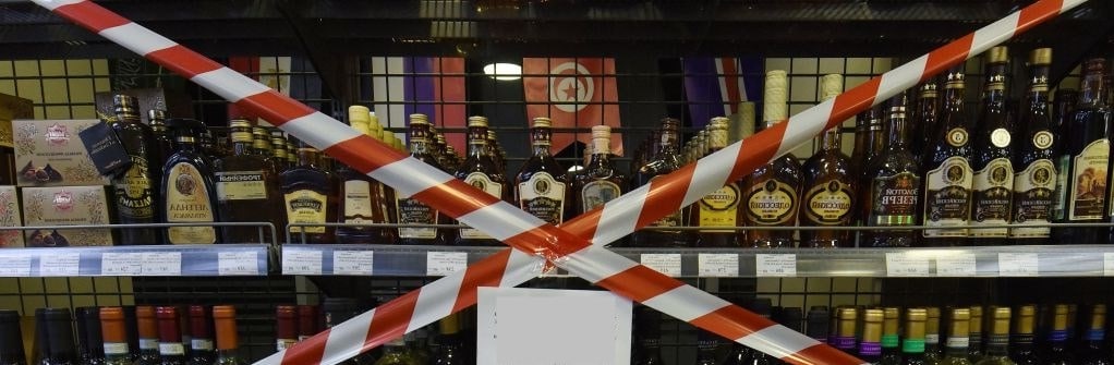 Alcohol Sales Ban on supermarket shelves