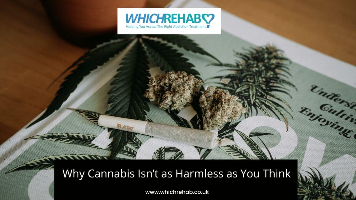 A joint on a table - Cannabis Isn’t as Harmless as You Think blog - Which Rehab