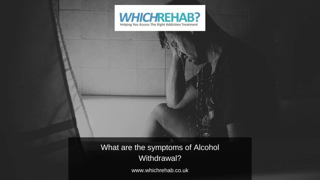 Man in bath struggling with alcoholism - Which Rehab