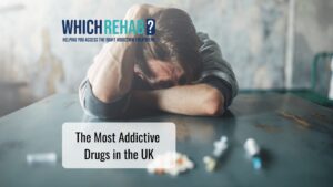 Man struggling to resist drugs - the most addictive drugs in the uk - Which Rehab